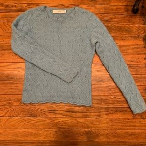 Vintage Light Blue Cashmere Sweater
